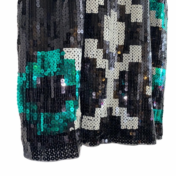 NEW!!! Donna Morgan Dress  Multicolor Sequins perfect for any special occasion - Picture 8 of 15